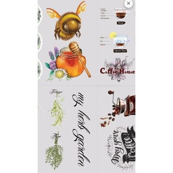 Hokus Pokus Furniture Transfer "My Kitchen Rules" Spice Labels - Picture 10 of 13